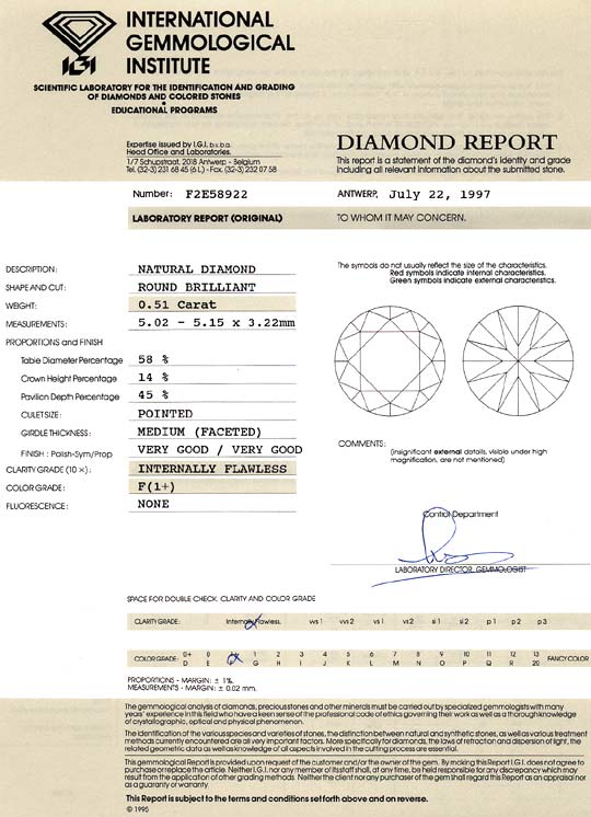 Foto 9 - Diamant 0,51ct Brillant IGI Lupenrein feines Weiss Plus, D6401