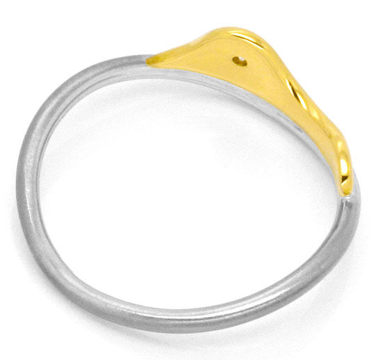 Foto 3 - Platin Gelb Gold-Brillant-Ring Gelb Gold-Brillant Wolke, S4154