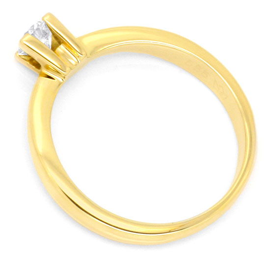 Foto 3 - Brillant-Diamant-Solitär Ring Gelbgold 0,27ct Tw SI Neu, S5348